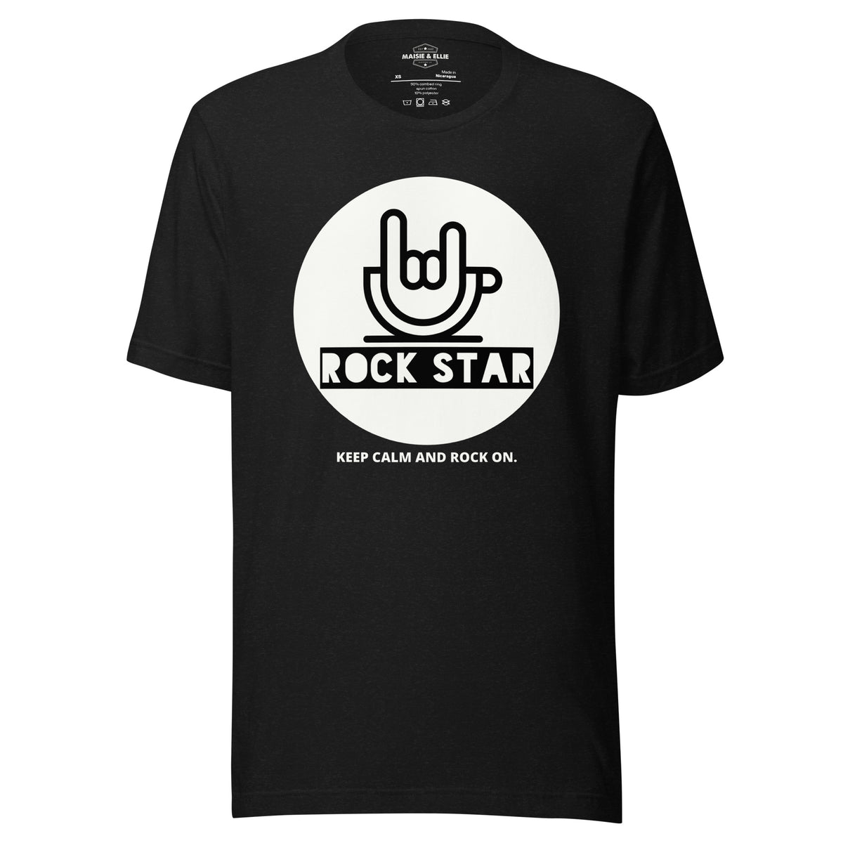 Rock Star - Keep Calm & Rock On WBW Men's T-Shirt