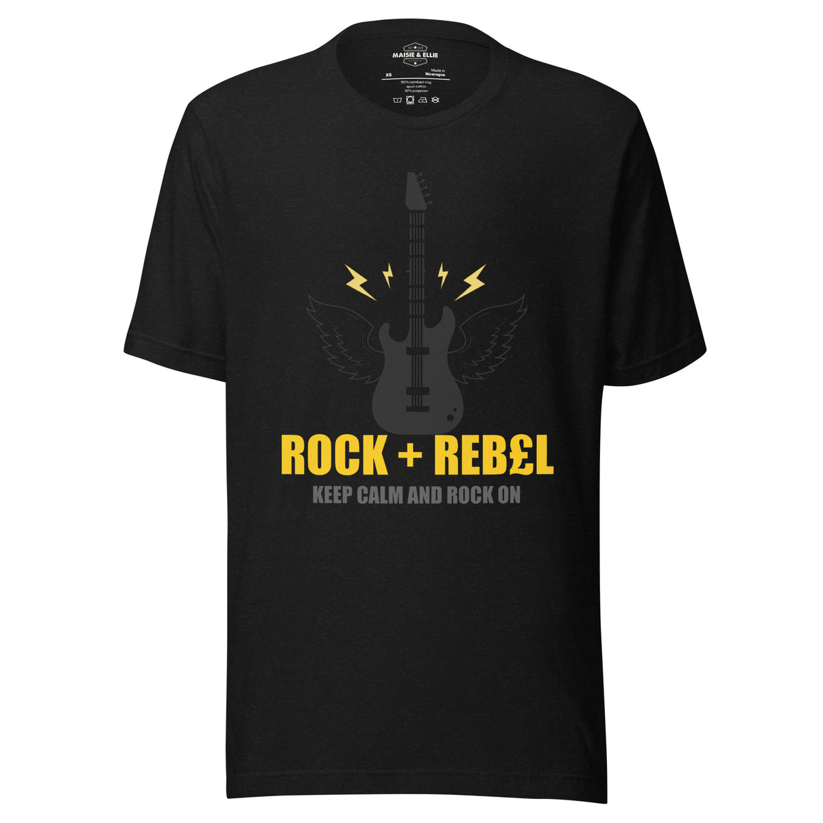 Rock+Reb£llion Guitar Angel DG Men's T-Shirt