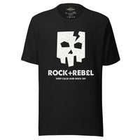 Load image into Gallery viewer, Rock+Reb£llion Cracked Mask WG Men&#39;s T-Shirt
