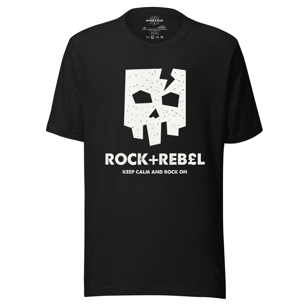 Rock+Reb£llion Cracked Mask WG Men's T-Shirt