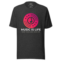 Load image into Gallery viewer, Music Is Life, Keep Calm &amp; Rock On LG Men&#39;s T-Shirt
