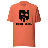 Load image into Gallery viewer, Rock+Reb£llion Cracked Mask BG Men&#39;s T-Shirt
