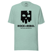 Load image into Gallery viewer, Rock+Reb£llion Cracked Mask BG Men&#39;s T-Shirt
