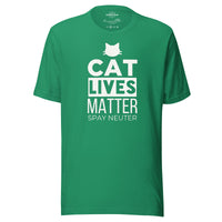 Load image into Gallery viewer, Cat Lives Matter, Spay Neuter WG Men&#39;s T-Shirt
