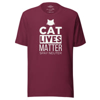 Load image into Gallery viewer, Cat Lives Matter, Spay Neuter WG Men&#39;s T-Shirt
