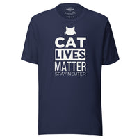 Load image into Gallery viewer, Cat Lives Matter, Spay Neuter WG Men&#39;s T-Shirt
