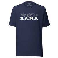 Load image into Gallery viewer, My Girl&#39;s a Bad A** M&#39;Fer WG Men&#39;s T-Shirt
