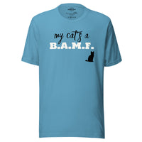 Load image into Gallery viewer, My Cat&#39;s a Bad A** M&#39;Fer BWB Men&#39;s T-Shirt
