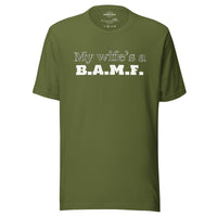 Load image into Gallery viewer, My Wife&#39;s a Bad A** M&#39;Fer WG Men&#39;s T-Shirt

