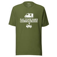 Load image into Gallery viewer, Play Stupid Games, Win Stupid Prizes Men&#39;s T-Shirt - WG
