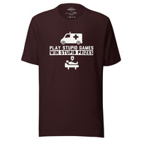 Load image into Gallery viewer, Play Stupid Games, Win Stupid Prizes Men&#39;s T-Shirt - WG
