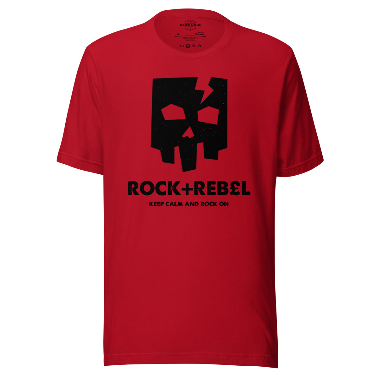 Rock+Reb£llion Cracked Mask BG Men's T-Shirt