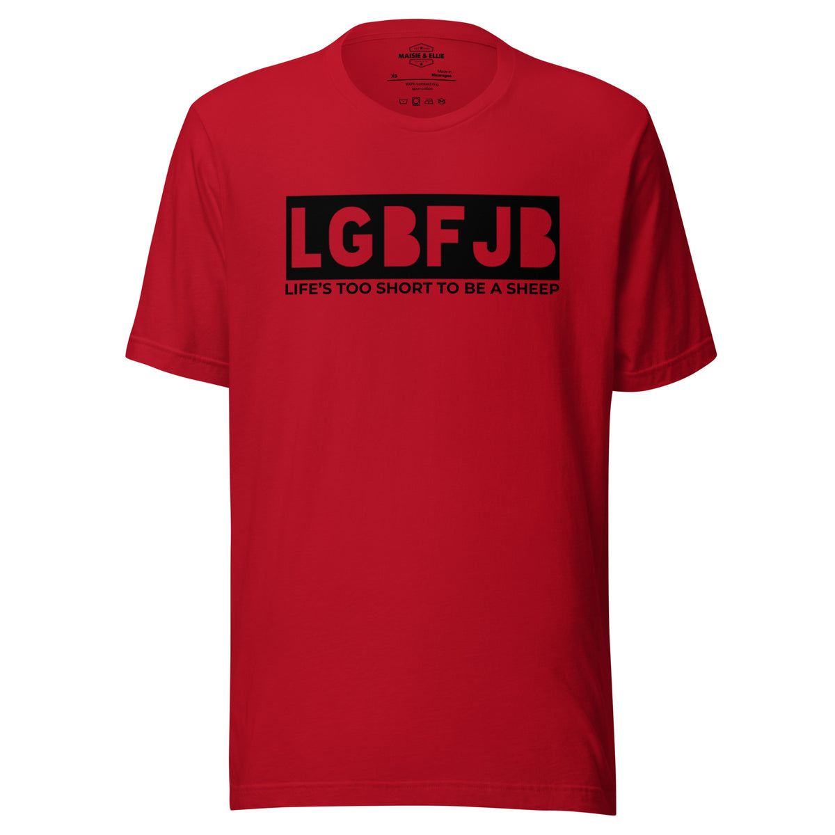 Let's Go B.... F*JB Blackout BG Men's T-Shirt