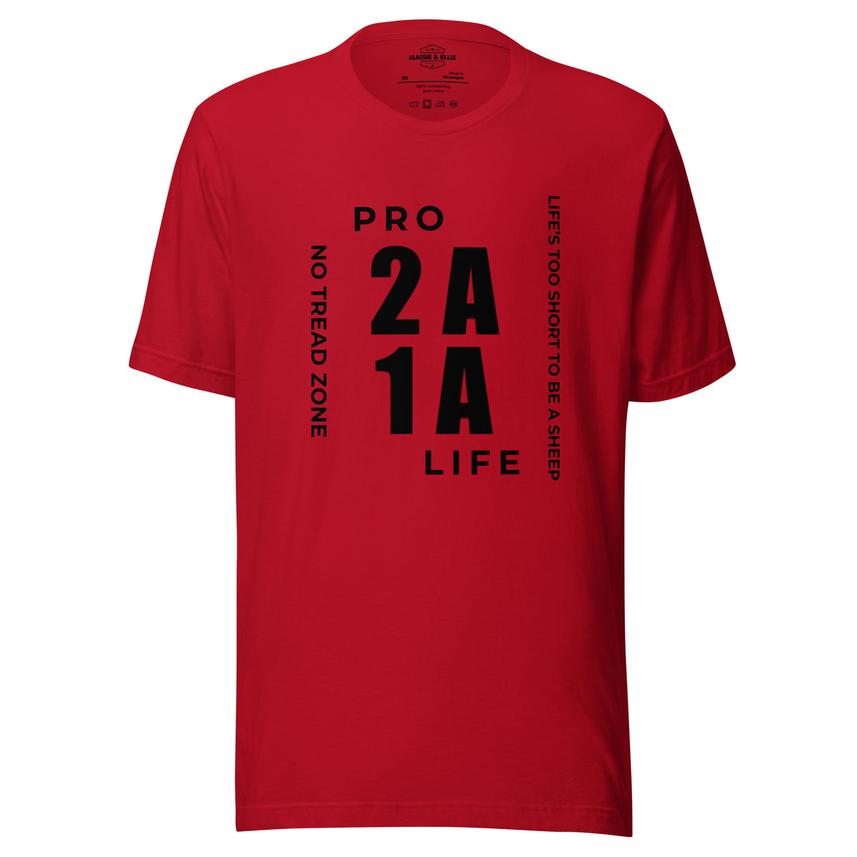 Pro 2A, 1A Life - No Tread Zone BG Men's T-Shirt