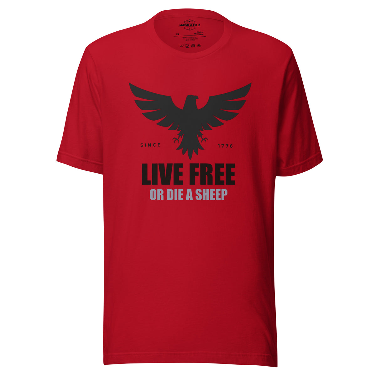 Live Free or Die a Sheep Men's T-Shirt