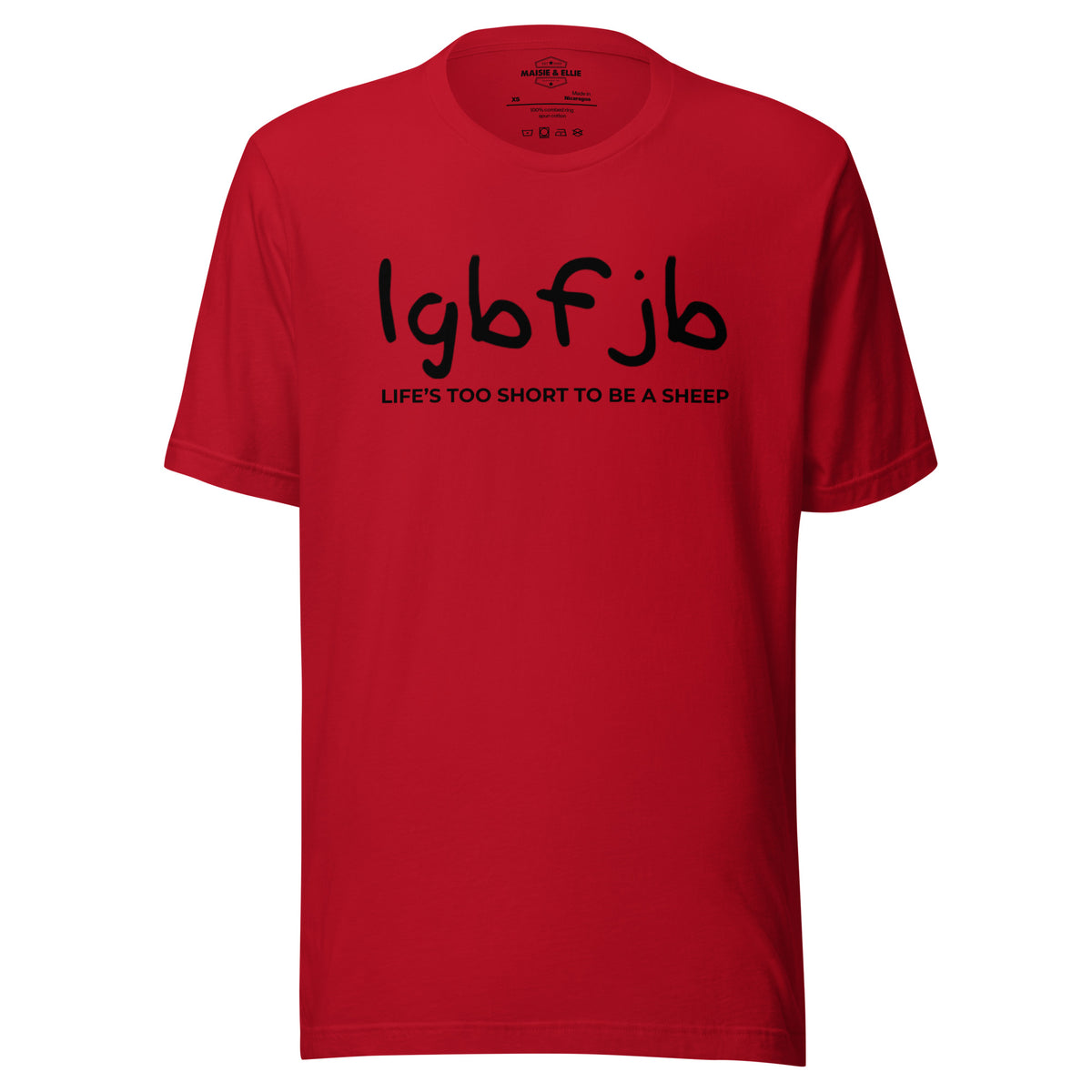 Let's Go B.... F*JB Kid Script BG Men's T-Shirt