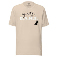 Load image into Gallery viewer, My Cat&#39;s a Bad A** M&#39;Fer BWB Men&#39;s T-Shirt
