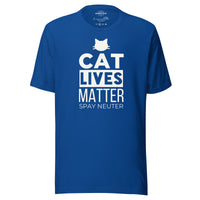 Load image into Gallery viewer, Cat Lives Matter, Spay Neuter WG Men&#39;s T-Shirt
