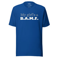 Load image into Gallery viewer, My Girl&#39;s a Bad A** M&#39;Fer WG Men&#39;s T-Shirt
