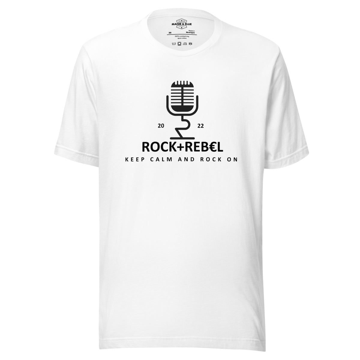 Rock+Reb£llion Retro Mic BG Men's T-Shirt