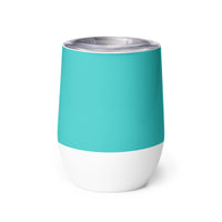 Load image into Gallery viewer, Let&#39;s Go B.... F*JB Script Wine Tumbler Aqua

