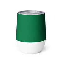 Load image into Gallery viewer, 1776 Green/Navy Wine Tumbler
