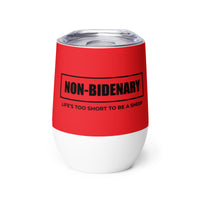 Load image into Gallery viewer, Non-Bidenary Wine Tumbler - Red
