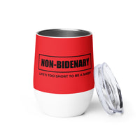 Load image into Gallery viewer, Non-Bidenary Wine Tumbler - Red
