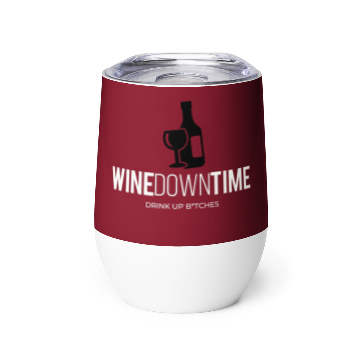 Wine Down Time Wine Tumbler  BUR BKWHTG