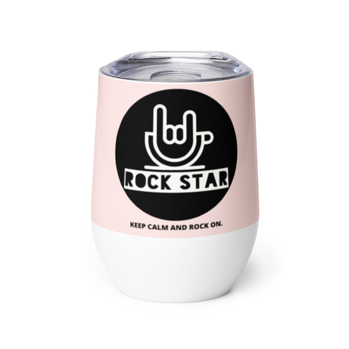 Rock Star Wine Tumbler PK BKWTG