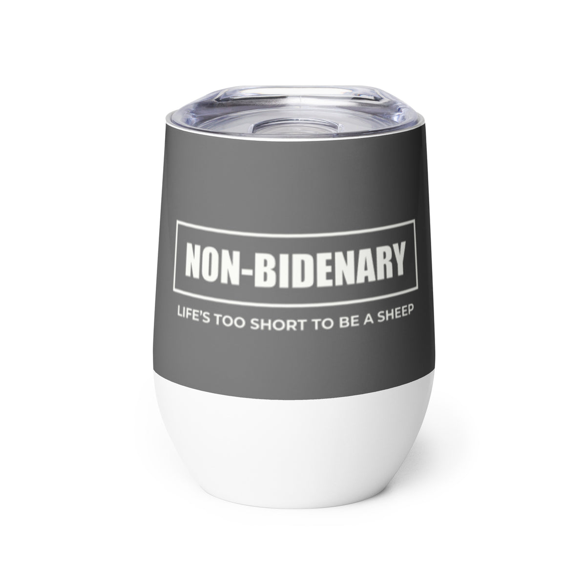 Non-Bidenary Wine Tumbler GY WTG