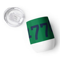 Load image into Gallery viewer, 1776 Green/Navy Wine Tumbler
