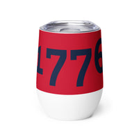 Load image into Gallery viewer, 1776 Red/Navy Wine Tumbler
