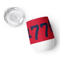 Load image into Gallery viewer, 1776 Red/Navy Wine Tumbler

