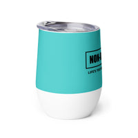 Load image into Gallery viewer, Non-Bidenary Wine Tumbler - Aqua
