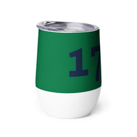 Load image into Gallery viewer, 1776 Green/Navy Wine Tumbler
