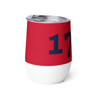 Load image into Gallery viewer, 1776 Red/Navy Wine Tumbler
