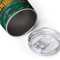 Load image into Gallery viewer, Non-Bidenary Camo Orange Wine tumbler
