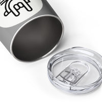 Load image into Gallery viewer, Rock Star Wine Tumbler GY WTBKG
