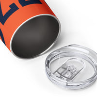 Load image into Gallery viewer, 1776 Orange/Navy Wine Tumbler
