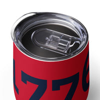 Load image into Gallery viewer, 1776 Red/Navy Wine Tumbler
