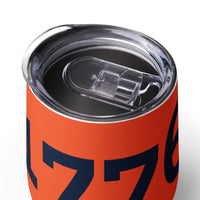 Load image into Gallery viewer, 1776 Orange/Navy Wine Tumbler
