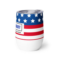 Load image into Gallery viewer, Non-Bidenary &#39;Merica Kiss Wine Tumbler
