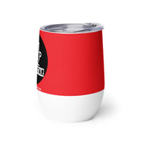 Load image into Gallery viewer, Rock Star Wine Tumbler RD BKWTG
