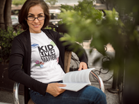 Load image into Gallery viewer, Kid Lives Matter Women&#39;s Relaxed T-Shirt - White
