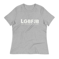 Load image into Gallery viewer, Let&#39;s Go B.... F*JB ALOT Blanco Women&#39;s Relaxed T-Shirt
