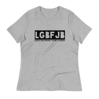 Load image into Gallery viewer, Let&#39;s Go B.... F*JB Blackout Ngo Women&#39;s Relaxed T-Shirt
