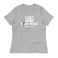 Load image into Gallery viewer, Rock+Reb£llion Cassette A-Side Women&#39;s Relaxed T-Shirt
