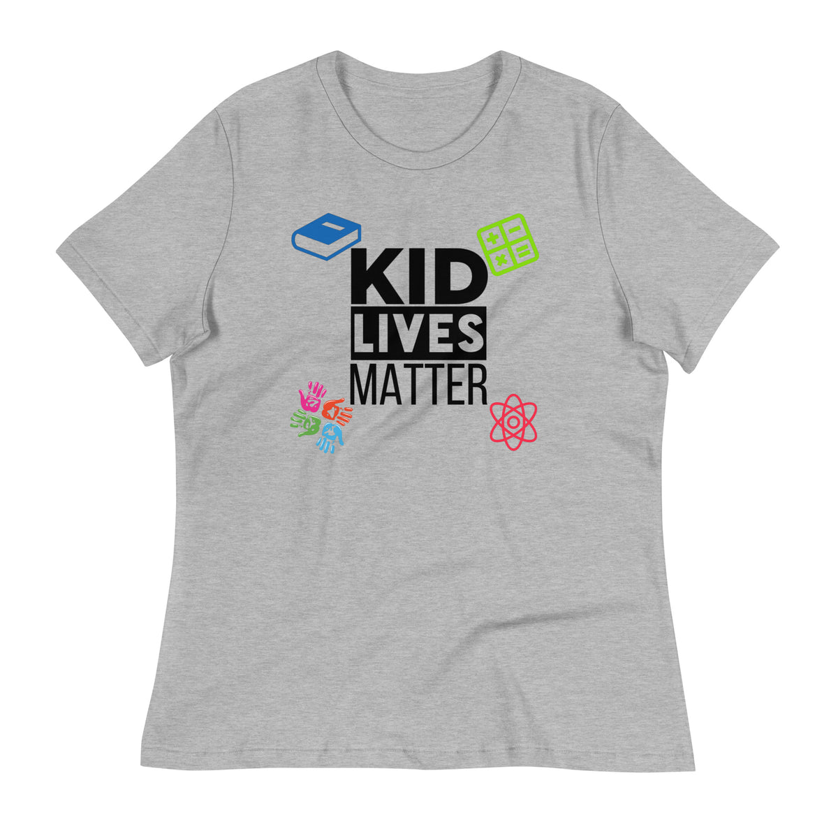 Kid Lives Matter Women's Relaxed T-Shirt - White