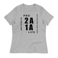 Load image into Gallery viewer, Pro 1A 2A Life, No Tread Zone Ngo Women&#39;s Relaxed T-Shirt
